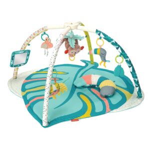 Deluxe Twist & Fold Activity Gym & Play Mat, Tropical 